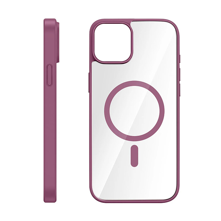 Zanaé Coque MagSafe pour iPhone 12 / 12 Pro avec Contour Souple et Caméra Surélevée Violet pas cher