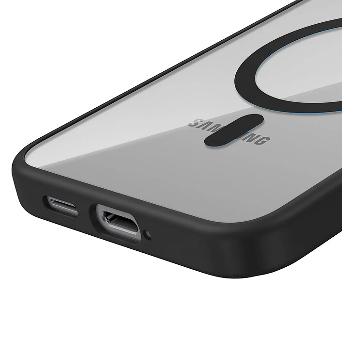 Acheter Zanaé Coque MagSafe pour Galaxy S25 / S24 avec Contour Souple et Caméra Surélevée Noir