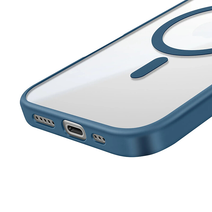 Acheter Zanaé Coque MagSafe pour iPhone 16 Pro avec Contour Souple et Caméra Surélevée Bleu nuit