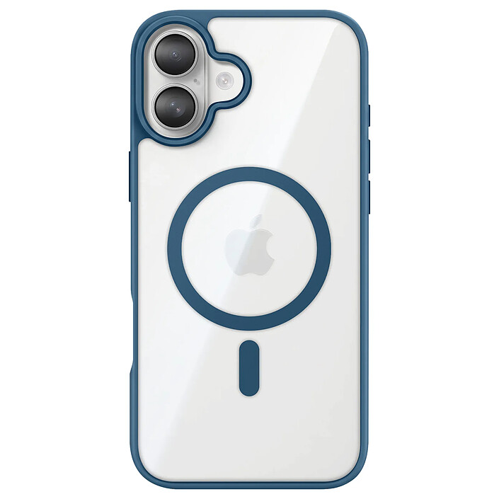 Zanaé Coque MagSafe pour iPhone 16 Plus avec Contour Souple et Caméra Surélevée Bleu nuit