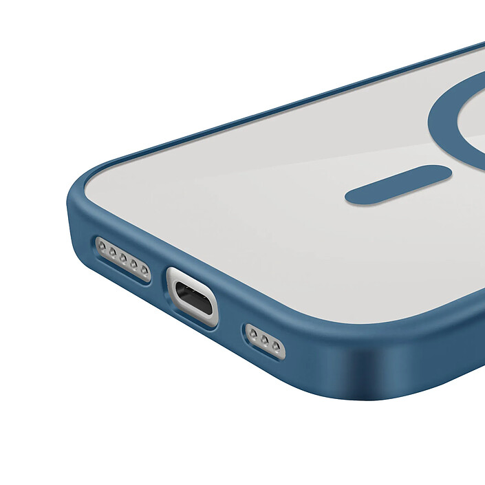 Acheter Zanaé Coque MagSafe pour iPhone 12 / 12 Pro avec Contour Souple et Caméra Surélevée Bleu nuit
