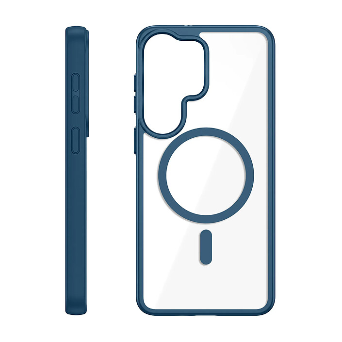 Zanaé Coque MagSafe pour Galaxy S26 Ultra avec Contour Souple et Caméra Surélevée Bleu nuit pas cher