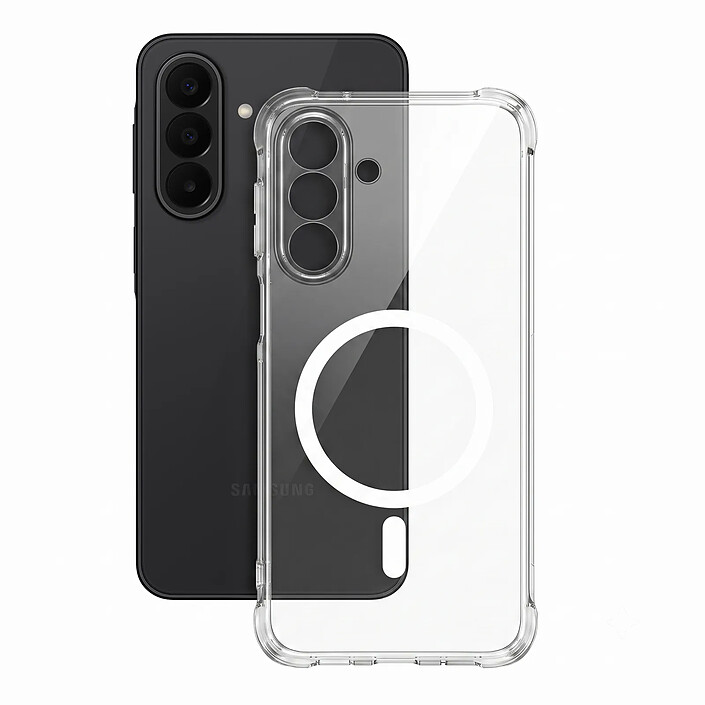 Coque MagSafe pour Galaxy A27 à Coins Bumper et Caméra Surélevée Transparent pas cher