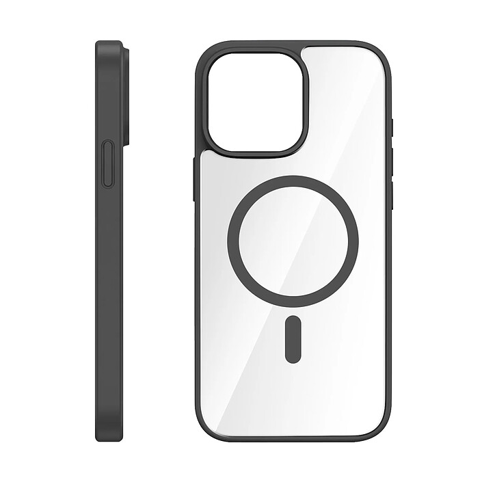 Zanaé Coque MagSafe pour iPhone 15 Pro avec Contour Souple et Caméra Surélevée Noir pas cher