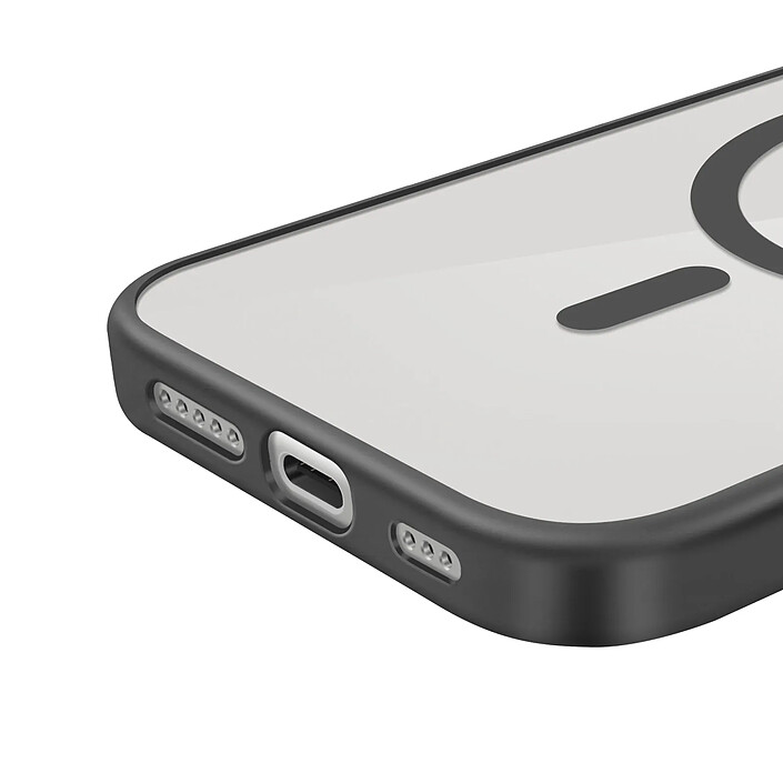 Acheter Zanaé Coque MagSafe pour iPhone 12 / 12 Pro avec Contour Souple et Caméra Surélevée Noir
