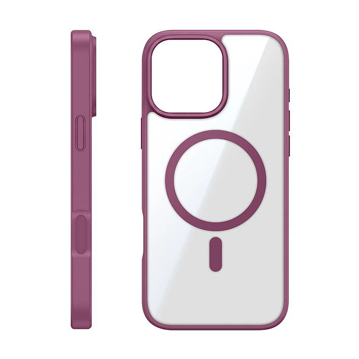 Zanaé Coque MagSafe pour iPhone 16 Pro avec Contour Souple et Caméra Surélevée Violet pas cher