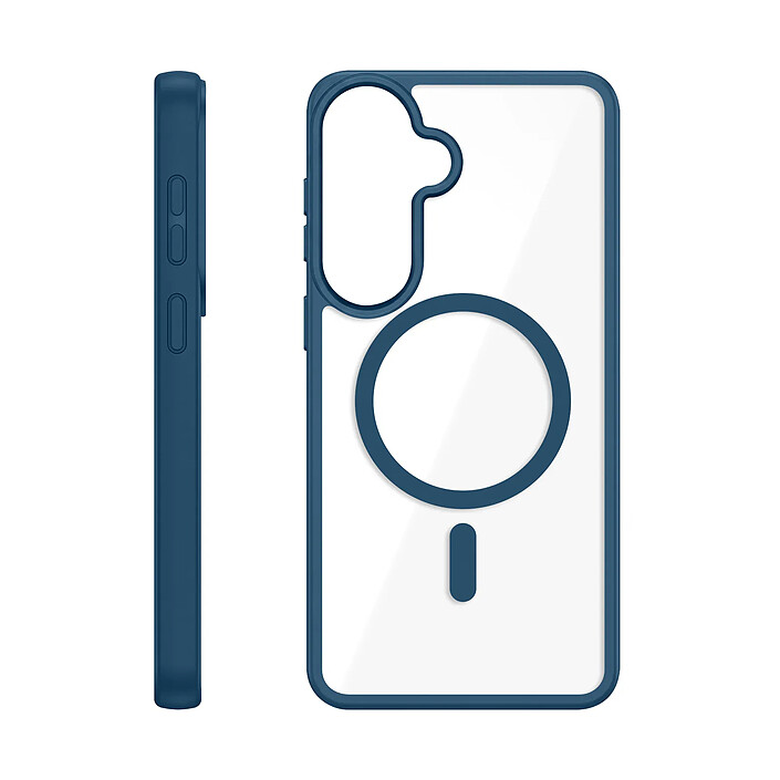 Zanaé Coque MagSafe pour Galaxy S26 avec Contour Souple et Caméra Surélevée Bleu nuit pas cher
