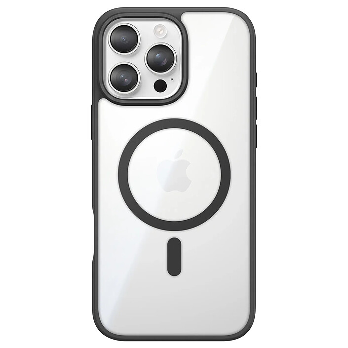 Zanaé Coque MagSafe pour iPhone 16 Pro avec Contour Souple et Caméra Surélevée Noir