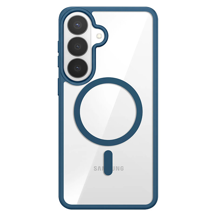 Zanaé Coque MagSafe pour Galaxy S26 avec Contour Souple et Caméra Surélevée Bleu nuit