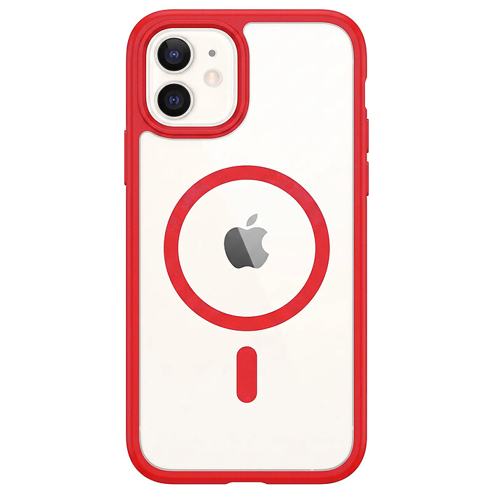 Zanaé Coque MagSafe pour iPhone 11 avec Contour Souple et Caméra Surélevée Rouge
