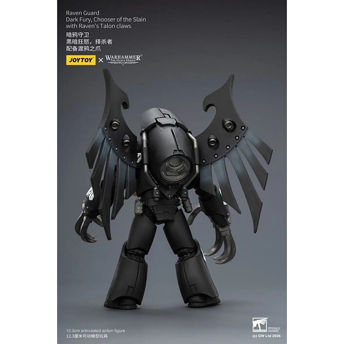 Avis Warhammer 40k - Figurine Raven Guard Dark Fury, Chooser of the Slain 12 cm