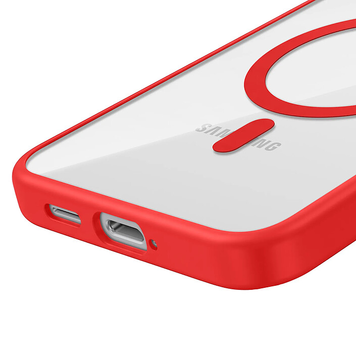 Acheter Zanaé Coque MagSafe pour Galaxy S26 Plus avec Contour Souple et Caméra Surélevée Rouge