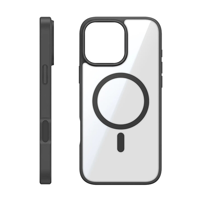 Zanaé Coque MagSafe pour iPhone 16 Pro avec Contour Souple et Caméra Surélevée Noir pas cher