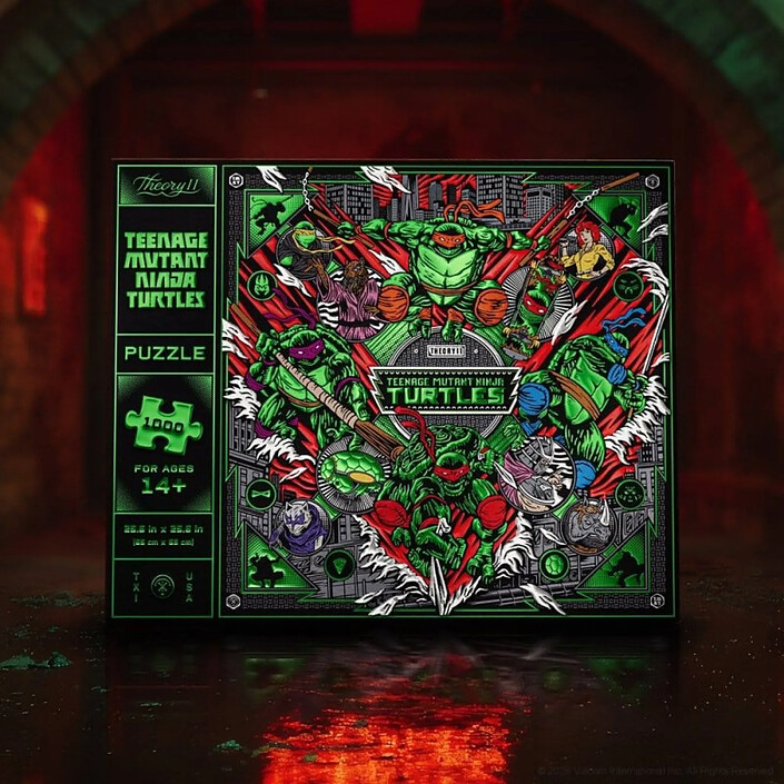 Les Tortues Ninja - Puzzle multidimensionnel (1000 pièces)