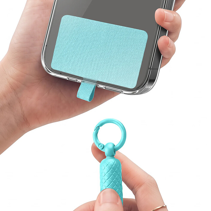 Avis Zanaé Cordon Tour de Cou pour Smartphone Universel Ajustable avec Adaptateur Vert Menthe