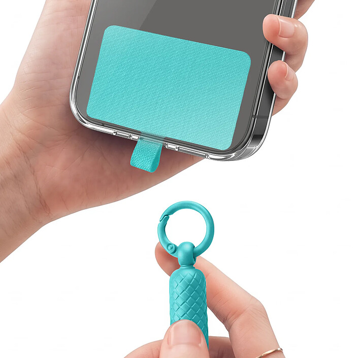 Avis Zanaé Cordon Tour de Cou pour Smartphone Universel Ajustable avec Adaptateur Turquoise