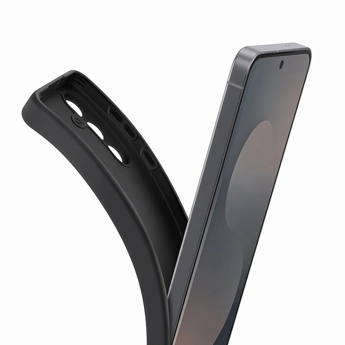 Avis Coque pour Samsung Galaxy S26 FE en Silicone Gel Protection Anti-Rayures Noir