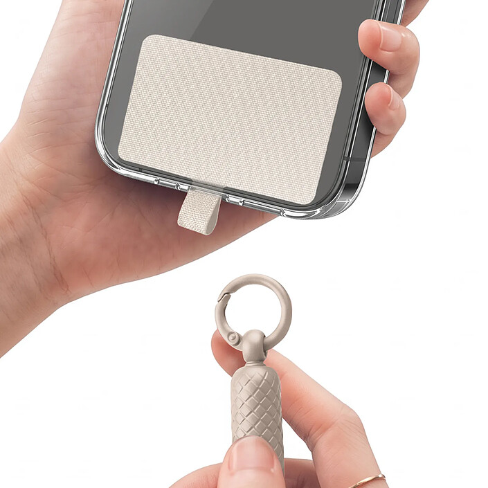 Avis Zanaé Cordon Tour de Cou pour Smartphone Universel Ajustable avec Adaptateur Beige