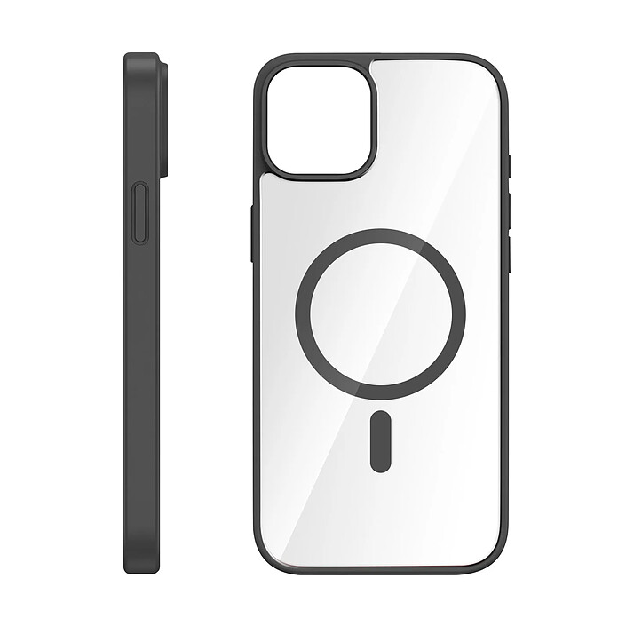 Zanaé Coque MagSafe pour iPhone 15 avec Contour Souple et Caméra Surélevée Noir pas cher