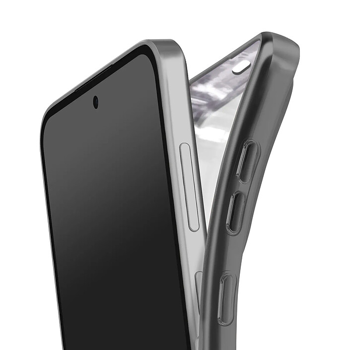 Coque MagSafe pour Samsung Galaxy S26 FE avec Contour Chromé Antichoc Noir pas cher