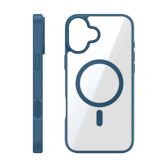 Zanaé Coque MagSafe pour iPhone 17 avec Contour Souple et Caméra Surélevée Bleu nuit pas cher