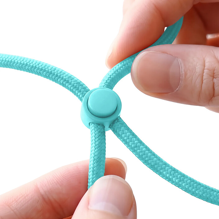 Acheter Zanaé Cordon Tour de Cou pour Smartphone Universel Ajustable avec Adaptateur Vert Menthe