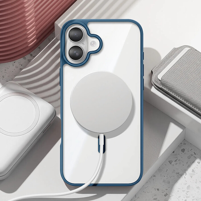 Avis Zanaé Coque MagSafe pour iPhone 17 avec Contour Souple et Caméra Surélevée Bleu nuit