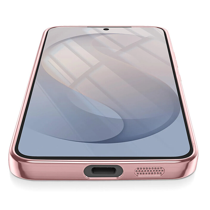 Acheter Coque MagSafe pour Samsung Galaxy S26 FE avec Contour Chromé Antichoc Rose gold