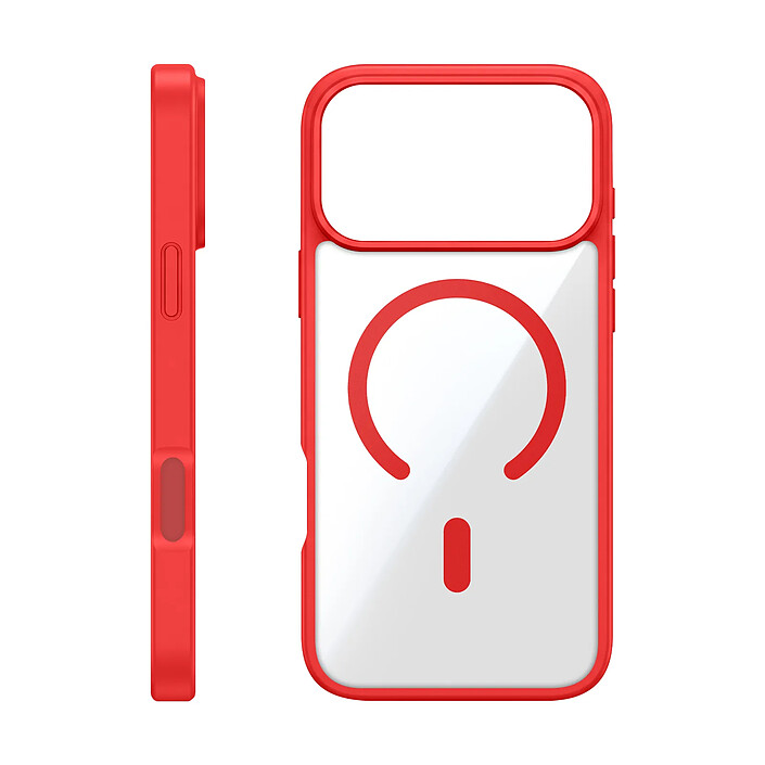 Zanaé Coque MagSafe pour iPhone 17 Pro Max / 18 Pro Max Effet Aura Antichoc Rouge pas cher