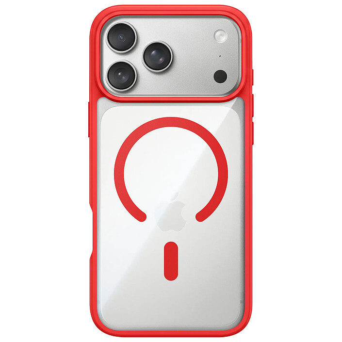 Zanaé Coque MagSafe pour iPhone 17 Pro Max / 18 Pro Max Effet Aura Antichoc Rouge