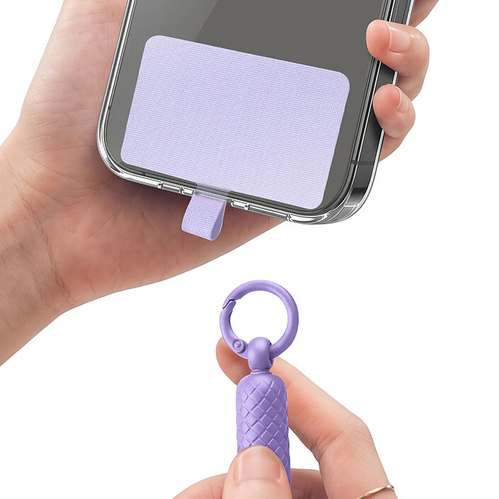 Avis Zanaé Cordon Tour de Cou pour Smartphone Universel Ajustable avec Adaptateur Lilas