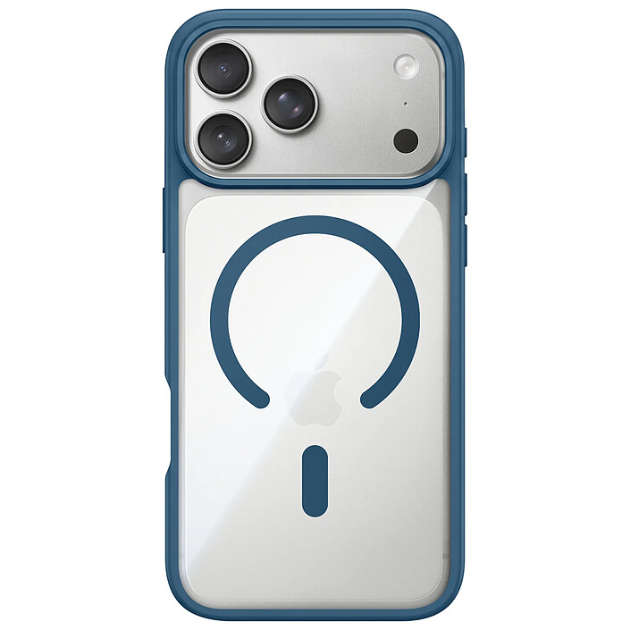 Zanaé Coque MagSafe pour iPhone 17 Pro / 18 Pro Effet Aura Antichoc Bleu nuit