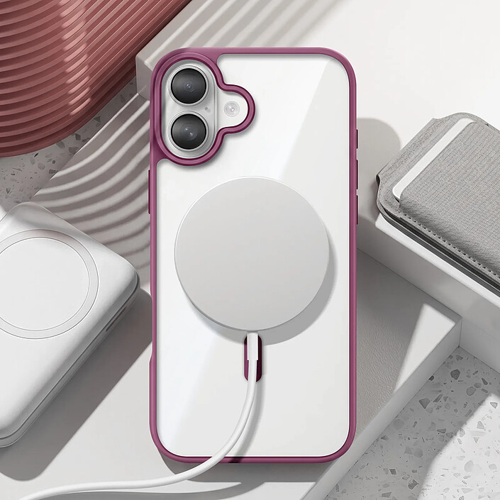 Avis Zanaé Coque MagSafe pour iPhone 17 avec Contour Souple et Caméra Surélevée Violet
