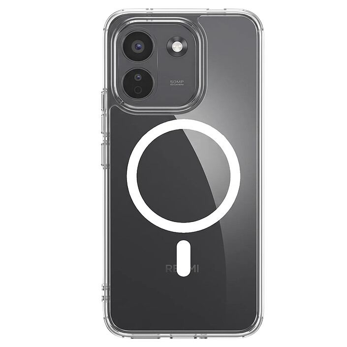 Générique Coque MagSafe pour Xiaomi Redmi Note 17 Pro Max Protection Hybride Antichoc Transparent