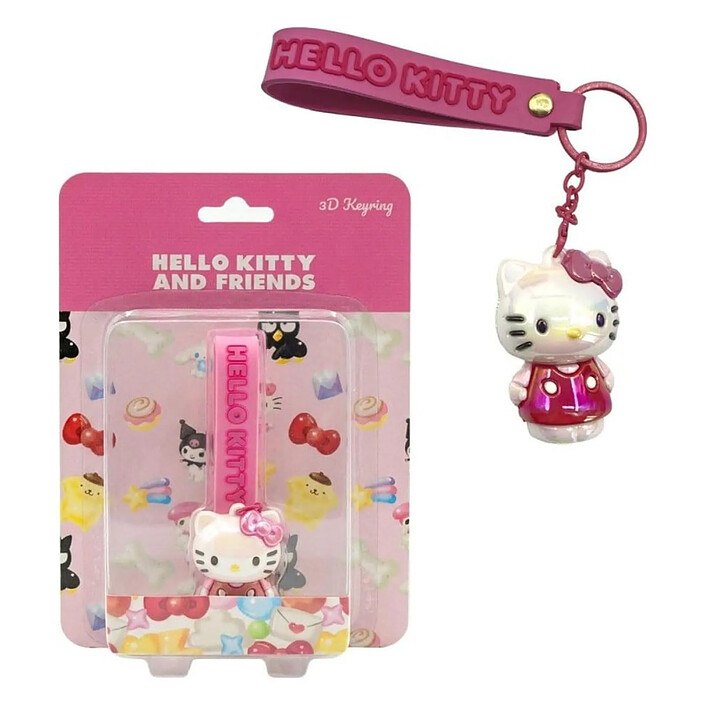 Sanrio - Porte-clés 3D Hello Kitty