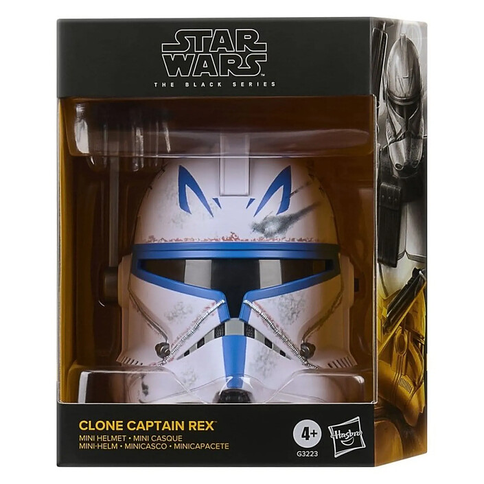 Avis Star Wars: The Clone Wars - Mini casque Black Series Clone Captain Rex 15 cm