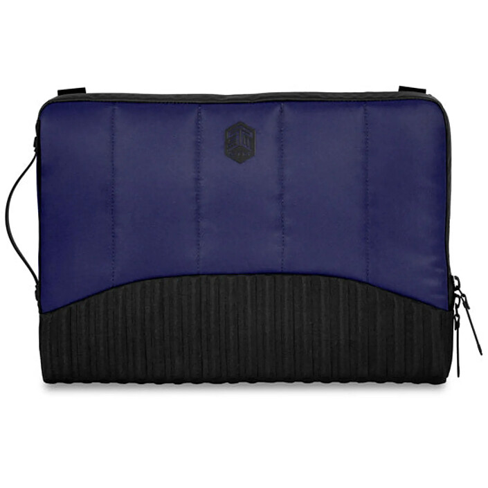 STM Housse pour MacBook Pro 14"avec Bandoulière et Poche Série Dux Bleu