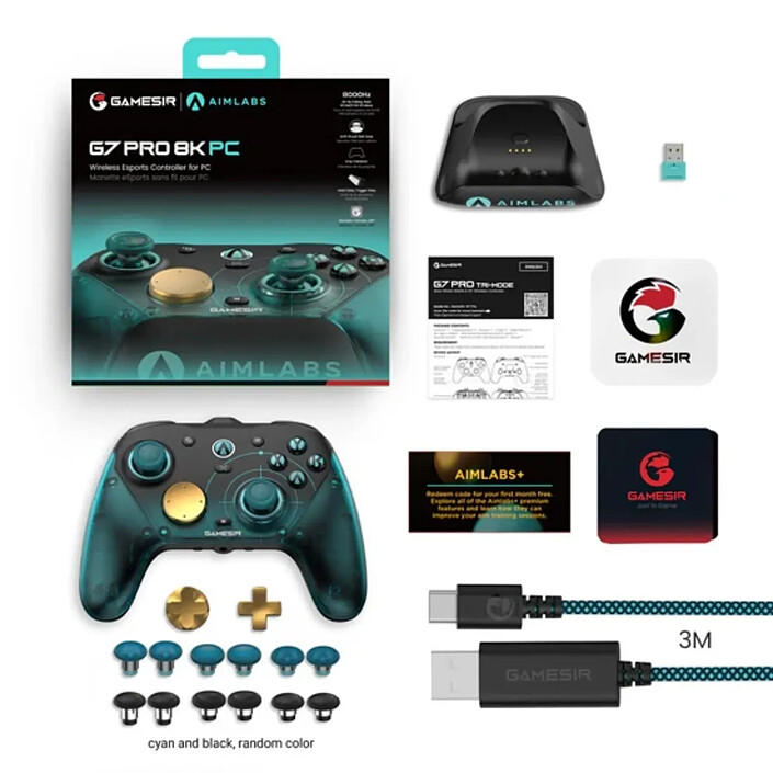 Manette pour Xbox Series Xbox X|S Xbox One et PC Effet Hall Anti-dérive Bleu pas cher