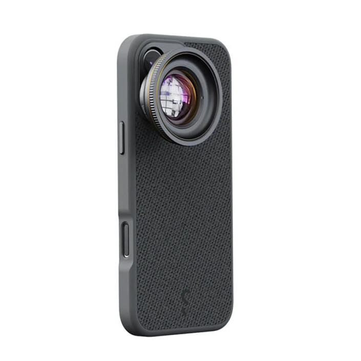 Avis Générique Coque pour iPhone 16 Pro Max avec Monture S-Mount Intégré Caméra Gris foncé