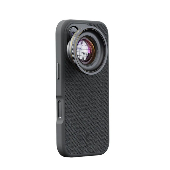 Avis Générique Coque pour iPhone 16 Pro avec Monture S-Mount Intégré Caméra Gris foncé