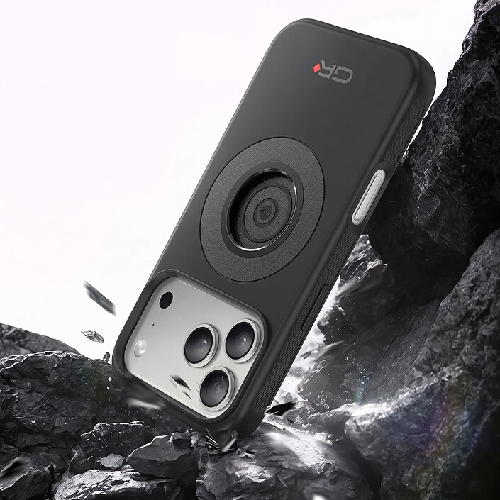 Avis Générique Coque MagSafe pour iPhone 17 Pro / 18 Pro Antichoc avec Support Moto et Vélo Noir