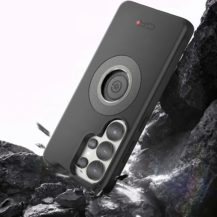 Avis Générique Coque MagSafe pour Galaxy S26 Ultra Antichoc avec Support Moto et Vélo Noir