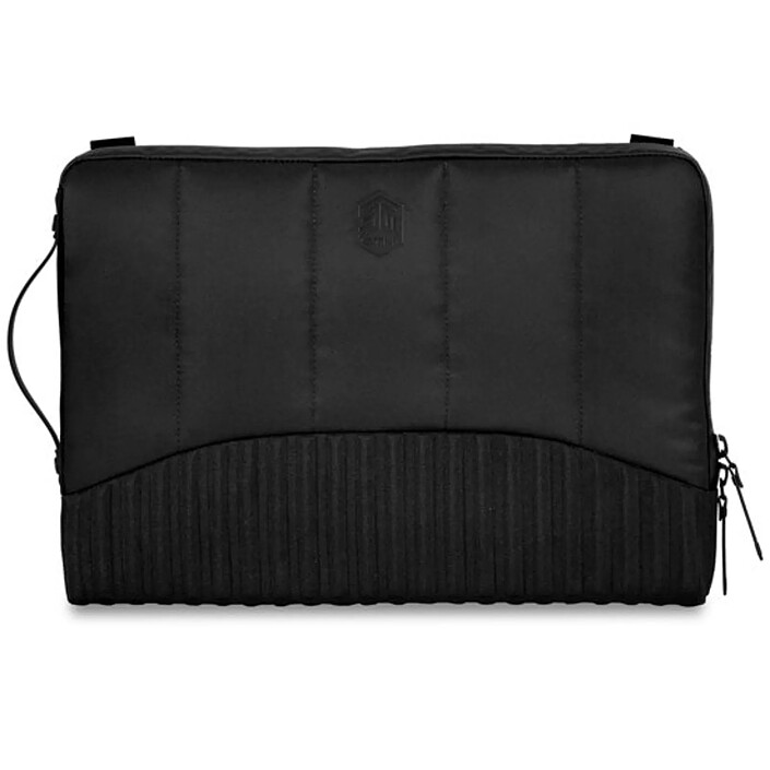 STM Housse pour MacBook Pro 16"avec Bandoulière et Poche Série Dux Noir