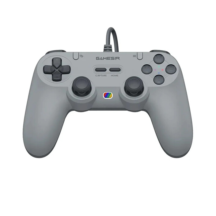 Manette de Jeu Filaire Universel Série Tegenaria Lite Effet Hall Anti-drift Gris