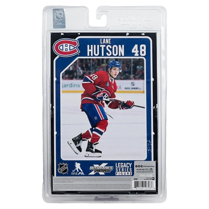 NHL - Figurine McFarlane SportsPicks Lane Hutson (Montreal Canadiens Heritage Classic) 18 cm pas cher