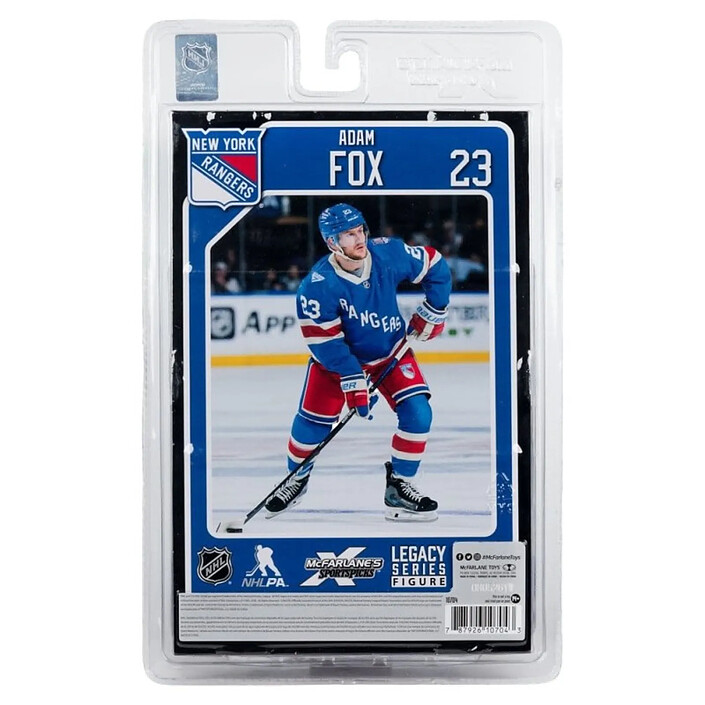 NHL - Figurine McFarlane SportsPicks Adam Fox (New York Rangers Centennial) 18 cm pas cher