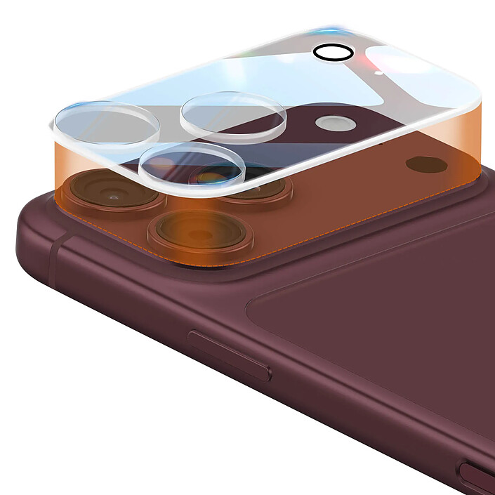 Acheter Protection Caméra pour iPhone 18 Pro Max en Verre Trempé 3D Dureté 9H Transparent