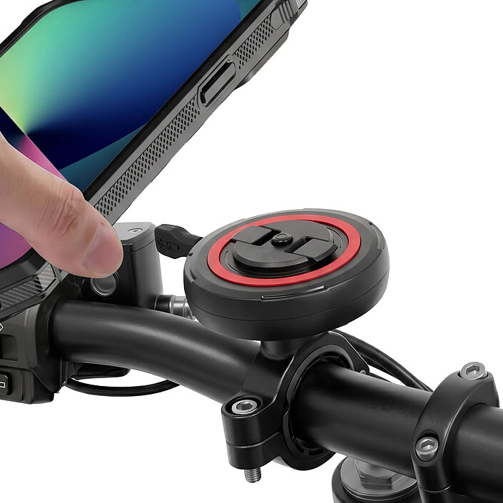 Acheter Générique Support Guidon pour Smartphone Velo / Moto Magnetique Rotatif Compact Noir