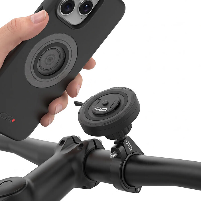Acheter Générique Support Smartphone pour Guidon Moto / Vélo Rotule 360° Magnétique MT2 Noir
