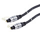 Cordon audio numérique optique Toslink haute qualité mâle/mâle (1.5 mètre) Câble Toslink mâle / mâle haute qualité